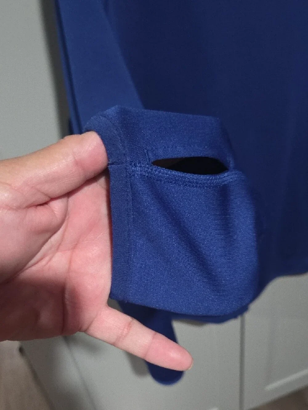 Nike Blue Zip-Up Hoodie with Hood XL.